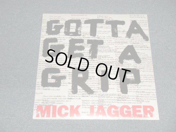 画像1: MICK JAGGER (The ROLLING STONES) - GOTTA GET A GRIP / ENGLAND LOST (SEALED) / 2017 US AMERICA ORIGINAL "BRAND NEW SEALED"12" 