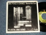 画像: PLASTIC ONO BAND (JOHN LENNON) - A) GIVE PEACE A CHANCE  B) REMEMBER LOVE (New)/ 1969 US AMERICA ORIGINAL "BRAND NEW" 7" Single With PICTURE SLEEVE 