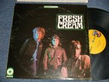画像: CREAM - FRESH CREAM (Ex+/Ex++)  / 1969 Version US AMERICA 2nd Press "YELLOW Label" STEREO Used LP 