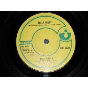 画像: DEEP PURPLE - A)BLACK NIGHT  B)SPEED KING (1st Press NON EMI on LABEL) (Matrix # A-1/B-1 ) (Ex+++/Ex++)  / 1970 UK ENGLAND ORIGINAL Used 7" Single  