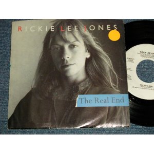 画像: RICKY LEE JONES - THE REAL END  A)STEREO  B)STEREO (Ex++/Ex+++ STOFC) / 1984 US AMERICA ORIGINAL "PROMO ONLY SAME FLIP ST/ST" Used 7"Single with PICTURE SLEEVE  