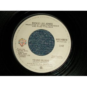 画像: RICKY LEE JONES - A)YOUNG BLOOD  B)COOLSVILLE (Ex+/Ex+) / 1979 US AMERICA ORIGINAL Used 7"Single  