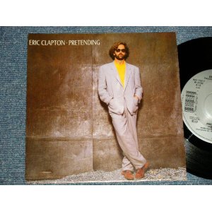 画像: ERIC CLAPTON - A)PRETENDING (Edit Version)   B)BEFORE YOU ACCUSE ME (Album Version)  (MINT-/MINT-) / 1989 WEST-GERMANY GERMAN ORIGINAL Used 7"Single With PISCTURE SLEEVE