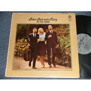 画像: PP&M PETER PAUL & MARY - IN THE WIND (Ex/Ex Looks:Ex-) / 1963 US AMERICA ORIGINAL 1st Press "GRAY Label" "MONO" Used  LP 