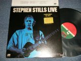 画像: STEPHEN STILLS - LIVE "RI / RICHMOND Press"( Ex++/MINT- TEAROL) / 1975 US AMERICA ORIGINAL "PROMO" 1st Press "GREEN and RED Label" "75 ROCKFELLER Label" Used LP 