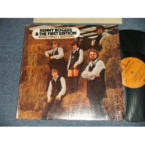 画像: KENNY ROGERS & The FIRST EDITION  - SOMETHING'S BURNING (EMINT-/MINT) / 1969 Version US AMERICA  2nd Press "BROWN Label" Used LP 