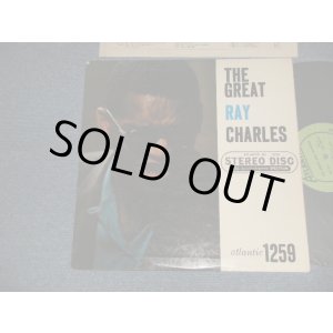 画像: RAY CHARLES - The GREAT RAY CHARLES (Ex++/Ex- Looks:Ex-) / 1959 US AMERICA ORIGINAL 1st Press "GREEN Label" "STEREO" Used LP