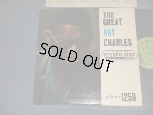 画像1: RAY CHARLES - The GREAT RAY CHARLES (Ex++/Ex- Looks:Ex-) / 1959 US AMERICA ORIGINAL 1st Press "GREEN Label" "STEREO" Used LP
