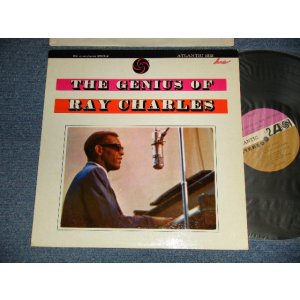 画像: RAY CHARLES - The GENIUS OF RAY CHARLES "INDIANAPOLIS Press"  (Ex++/MINT- SWOFC) / 1968 Version US AMERICA "ATCO Style PURPLE & BROWN Label" Used LP