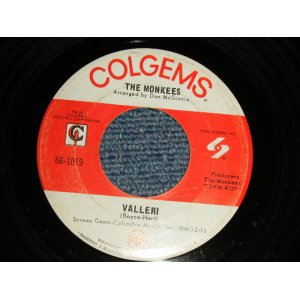 画像: THE MONKEES - A)VALLERI  B)TAPIOCA TUNDRA (Ex+/Ex+)  / 1968 US AMERICA ORIGINAL Used 7" Single 