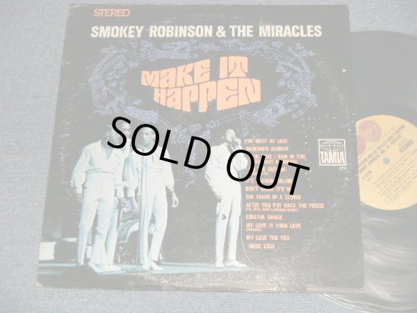 画像1: SMOKEY ROBINSON & The MIRACLES - MAKE IT HAPPEN (Ex++/Ex++ Looks:Ex++ TOC) /1967 US AMERICA ORIGINAL "STEREO" Used LP