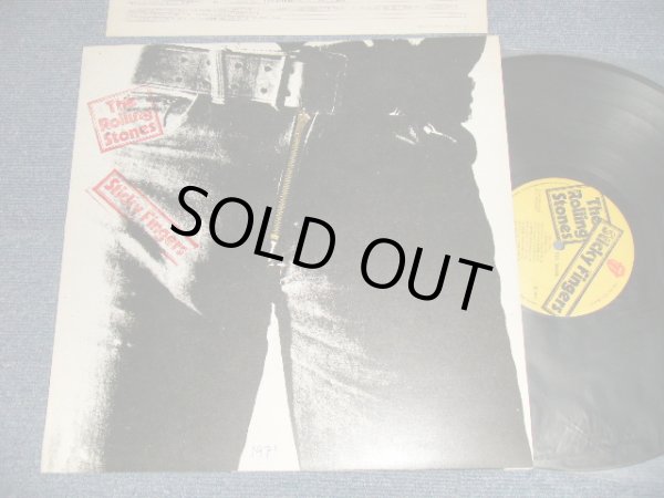 画像1: The ROLLING STONES - STICKY FINGERS (With INSERTS) (Matrix No. A4/B4)(Ex+++/Ex++ Looks:Ex+++) / 1971 UK ENGLAND  ORIGINAL "ZIPPER COVER. WORKING" Used LP 