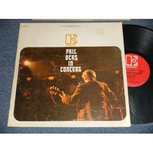 画像: PHIL OCHS - IN CONCERT (Ex++/Ex+++)   / 1969 Version US AMERICA 2nd Press "RED Label" Used LP 