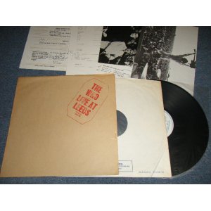 画像: THE WHO  -  LIVE AT LEEDS (RED TEXIST) (With 7 INSERTS NO POSTER) (A//3 : B//3) (Ex+++/MINT-) / 1970 UK ENGLAND ORIGINAL Used LP