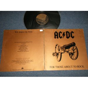 画像: AC/DC - FOR THOSE ABOUT TO ROCK (Ex-/MINT- SPLIT) / 1981 US AMERICA "2nd Press Label" Used LP 