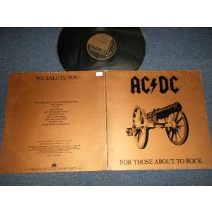 画像: AC/DC - FOR THOSE ABOUT TO ROCK (Ex-/MINT- SPLIT) / 1981 US AMERICA "2nd Press Label" Used LP 