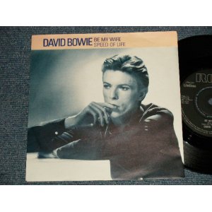 画像: DAVID BOWIE - A)BE MY WIFE   B)SPEED OF LIFE  (Ex+++/Ex+++) /  1983 SPAIN  ORIGINAL Used 7" SINGLE with PICTURE SLEEVE