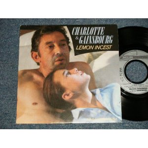 画像: CHARLOTTE & SERGE GAINSBOURG -  A)LEMON IN SEST  B)HMM HMM HMM (Ex++/MINT-) / 1985 FRANCE FRENCH ORIGINAL Used 7" Single with PICTURE SLEEVE 