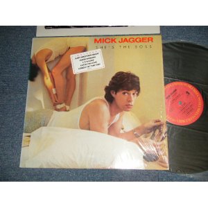画像: MICK JAGGER (The ROLLING STONES) - SHE'S A BOSS (MINT-/MINT with HYPE) / 1985 US AMERICA ORIGINAL "with CUSTOM INNER SLEEVE" Used LP
