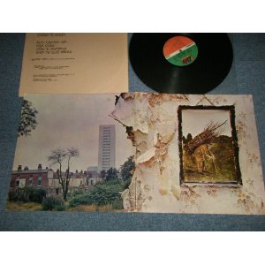 画像: LED ZEPPELIN -  IV  (With CUSTOM INNER SLEEVE) (Matrix # A)ST-A-712285-R SRC 1-1 B)ST-A-812286-P AT GP PR 1-1 SRC) "Specialty Records Corporation Press in  in OLYPHNT in PA")  (Ex++/Ex+++) / 1977 US AMERICA REOISSUE Used LP