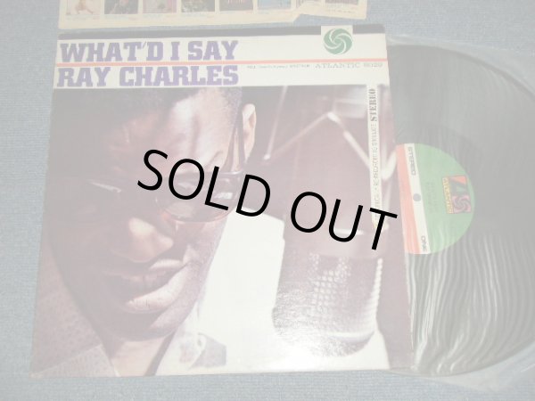 画像1: RAY CHARLES -  WHAT'D I SAY (Ex+/Ex+++) / 1969 Version US AMERICA ORIGINAL 1st Press "GREEN and RED with 1841 BROADWAY Label"  STEREO Used LP 