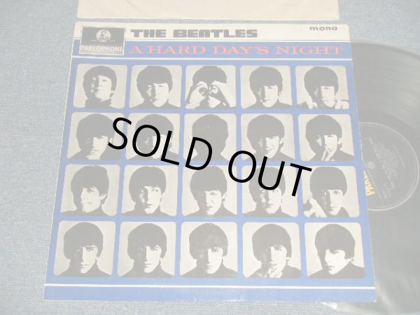 画像1: THE BEATLES - A HARD DAYS NIGHT (Matrix #A)XEX-481-3N  7 AAD B)XEX-482-3N  22 AAG) (Ex++,Ex+/Ex+++ Looks:Ex+++) /1964 UK ENGLAND ORIGINAL "YELLOW PARLOPHONE Label" MONO Used LP