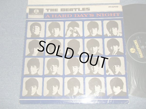 画像1: 's THE BEATLES - A HARD DAYS NIGHT (Matrix #A)XEX-481-3N  1 TL  B)XEX-482-3N  1 L0) (Ex++,Ex+/Ex+++ Looks:Ex+++)  / 1964 UK ENGLAND ORIGINAL "YELLOW PARLOPHONE Label" MONO Used LP 