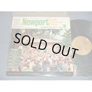画像: V.A. Various - Newport Folk Festival 1964 EVENING CONCERT VOL.3 (Ex++/Ex+++ Looks:Ex++) / 1965 US AMERICA ORIGINAL "1sT Press Label" MONO Used LP 