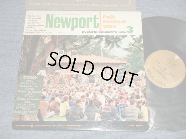 画像1: V.A. Various - Newport Folk Festival 1964 EVENING CONCERT VOL.3 (Ex++/Ex+++ Looks:Ex++) / 1965 US AMERICA ORIGINAL "1sT Press Label" MONO Used LP 