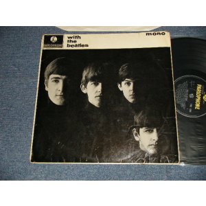 画像: THE BEATLES - WITH THE BEATLES (Matrix #A)1N 1 PT B)1N 1 GHR ) "Jacket:GOTTA HOLD" Label: GOT A HOLD"/"Dominion") (Ex+, VG++\Ex++ Looks:Ex) / 1963 UK ENGLAND ORIGINAL "YELLOW PARLOPHONE" MONO Used LP