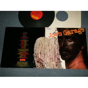 画像: FRANK ZAPPA - JOE'S GARAGE ACT 1 (With iNSERTS / LYRICS)  (Ex++/Ex+++ Looks:MINT-) / 1979 US AMERICA  ORIGINAL Used LP