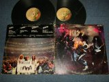 画像: KISS - ALIVE! : NO Booklet (VG+++/Ex+++ Looks:Ex++) / 1977 Version US AMERICA 2nd Press "TAN Label with DESERT SCENE With CASABLANCA Label"  Used 2-LP's 