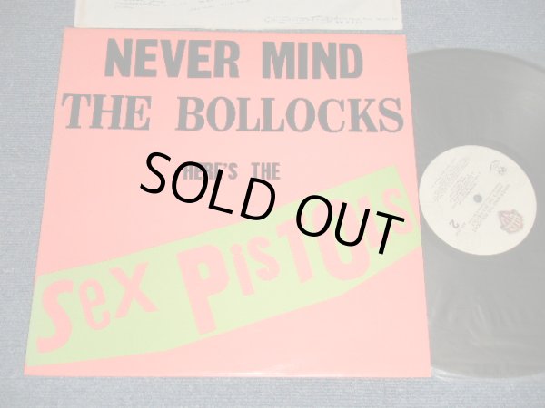 画像1: SEX PISTOLS - NEVER MIND THE BOLLOCKS (Ex+++/MINT-)/ 1979 Version US AMERICA REISSUER "NO CUSTOM Label" "With USTOM SLEEVE"Used LP