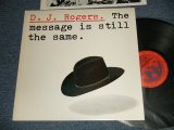 画像: D.J. ROGERS - MESSAGE IS STILL THE SAME (Ex+++/MINT-) / 1980 US AMERICA ORIGINAL Used LP