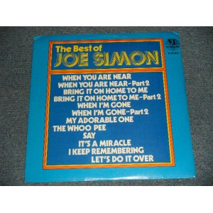 画像: JOE SIMON - THE BEST OF JOE SIMON (ORIGINAL BACK COVER DESIGN) (SEALED) / US AMERICA ORIGINAL "BRAND NEW SEALED" LP