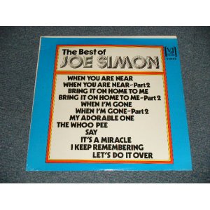 画像: JOE SIMON - THE BEST OF JOE SIMON (REISSUE BACK COVER DESIGN) (SEALED) / US AMERICA REISSUE "BRAND NEW SEALED" LP