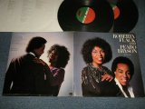 画像: ROBERTA FLACK & PEABO BRYSON - LIVE & MORE (With CUSTOM INNER with LYRIC) (Ex+++/Ex+++)) / 1980 US AMERICA ORIGINAL 1std Press "Small logo 75 ROCKFELLER with 'W' Label" Used 2-LP  