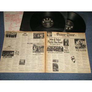 画像: JOHN LENNON of THE BEATLES  & YOKO ONO / PLASTIC ONO BAND with ELEPHANT'S MEMORY  - SOME TIME IN NEW YORK (Ex/Ex+++ EDSP) / 1972 US AMERICA ORIGINAL Used 2-LP's with ORIGINAL INNER SLEEVE 