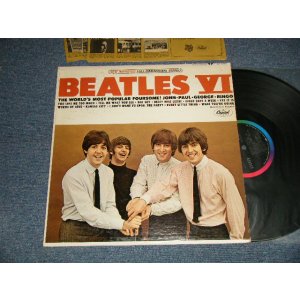 画像: The BEATLES - BEATLES VI ( Matrix #A)ST-1-2358 A-13 * B)ST-2-2358 A-11 *) "LOS ANGELES Press in CA" (Ex+++/MINT-) / 1965 US AMERICA "None Credit 'See Label for correct Playing order' on Bcak Cover" "1st Press BLACK with RAINBOW Label" STEREO Used LP 
