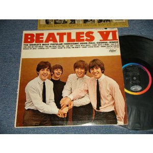 画像: The BEATLES - BEATLES VI (Matrix #A)ST-1-2358- F-15 * B)ST-2-2358-G-12 *) "LOS ANGELES Press in CA" (Ex+++/Ex+ EDSP) / 1965 US AMERICA 1st Press 'See Label for correct Playing order' on Bcak Cover" "1st Press BLACK with RAINBOW Label" STEREO Used LP 