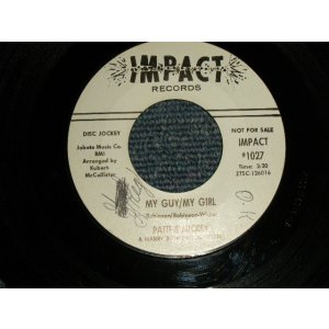 画像: PATTI & MICKEY - MY GUY/MY GIRL (Ex++/Ex++ WOL) / 1967 US AMERICA ORIGINAL "WHITE LABEL PROMO" "PROMO ONLY SAME FLIP" Used 7"45 