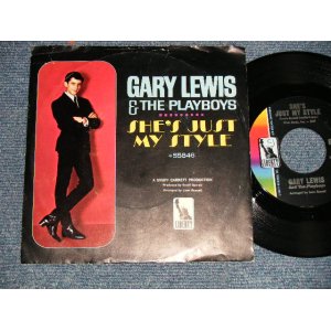 画像: GARY LEWIS & THE PLAYBOYS - A)SHE'S JUST MY STYLE  B)I WON'T MAKE THAT MISTAKE AGAIN (Ex++/MINT- SWOL) /1965  US AMERICA ORIGINAL Used 7"SINGLE + PICTURE SLEEVE 