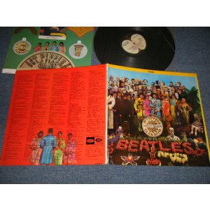 画像:  BEATLES  - SGT PEPPERS LONELY HEARTS CLUB BAND(With Cut Outs + NO CUSTOM SLEEVE) (Matrix #A)SMAS-1-2653-A-23 ・CJ　＊ B)SMAS-2-2653-A-23 ・CJ　＊ ) "LOS ANGELES Press in CA"  (Ex+++/MINT- EDSP) / 1971 Version US AMERICA REISSUE ""Mfg. BY APPLE RECORDS, INC."Label Used LP 