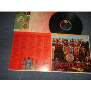 画像:  BEATLES  - SGT PEPPERS LONELY HEARTS CLUB BAND(With Cut Outs + CUSTOM SLEEVE) (Matrix #A)SMAS-1-2653-B2 B)SMAS-2-2653-B5  ["IAM" in TRIANGLE]) "SCRANTON Press in PENNSYLVANIA" (Ex++/Ex++ Looks:Ex+ EDSP) / 1968 US AMERICA ORIGINAL 1st Press "BLACK with RAINBOW Label" Used LP 