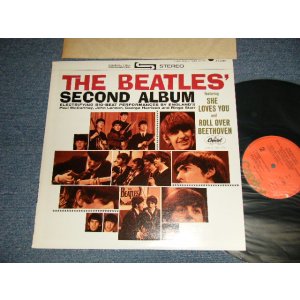 画像: THE BEATLES - SECOND ALBUM (Matrix #A)ST-1-2080-G25 →dc MASTERED BY CAPITOL  B)ST-2-2080-G29・ A 60802 ＊ MASTERED BY CAPITOL)  "LOS ANGELES BPress in CA" (MINT-/MINT- TEAROL)  / 1975 Version US AMERICA REISSUE "ORANGE Label" Used LP 