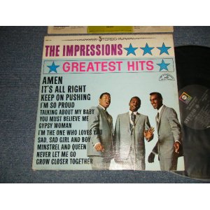 画像: The IMPRESSIONS - GREATEST HITS (Ex++/Ex+++) / 1965 US AMERICA ORIGINAL "STEREO" Used  LP 