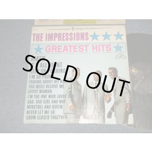 画像: The IMPRESSIONS - GREATEST HITS (Ex++/Ex+++) / 1965 US AMERICA ORIGINAL "STEREO" Used  LP 