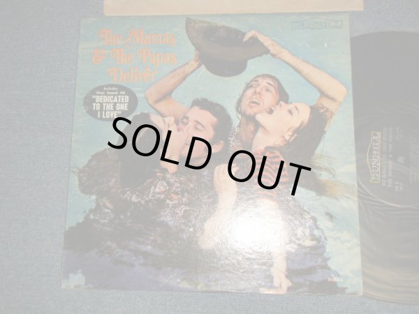 画像1: The MAMAS & The PAPAS - The MAMAS & The PAPAS DELIVER (Matrix #A)D-50014 A RE MR ▵10202 B)D-50014 B RE MR ▵10202-X) "MONARCH Press in CA"(Ex+/Ex+++ TEAR) / 1967 US AMERICA 2nd Press "Dark Blue TITLE Printed Cover" "MONO" Used  LP 