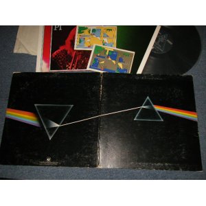 画像: PINK FLOYD - THE DARK SIDE OF THE MOON (With 2 xPOSTER + 2 x STICKER)  (Matrix #A)SMAS-1-11163-F18 #2---◄   B)SMAS-2-11163-F 4  ---◄) "Winchester Press in Virginia" (Ex++/VG+++) / 1973 US AMERICA ORIGINAL"BLACK with BLUE RIM Label" Used LP 