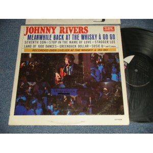 画像: JOHNNY RIVERS - MEANWHILE BACK AT THE WHISKY A GO GO (Ex, Ex-/Ex+) / 1966 US AMERICA  ORIGINAL "1st Press BLACK with PINK Label" MONO Used LP 